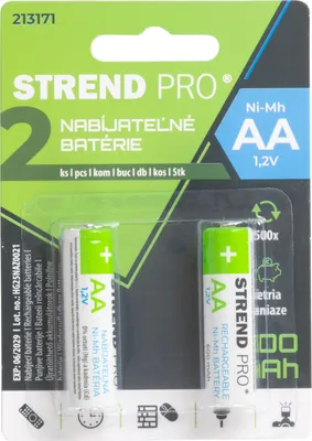Zdjęcie produktu dla Strend Pro Bateria akumulatorowa AA 600 mAh Ni-Mh 2 szt