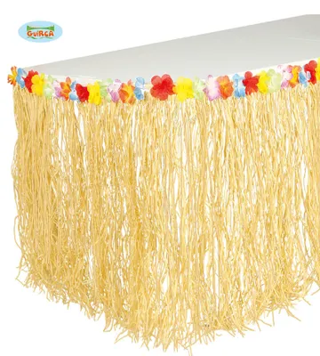 Produktbild von Hawaii Bast Deko Sichtschutz Girlande ca. 275x75cm