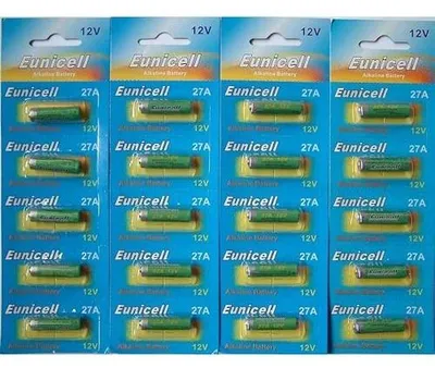 Zdjęcie produktu dla Baterie alkaliczne 12V A27 27A MN27 GP27A zestaw 20 sztuk