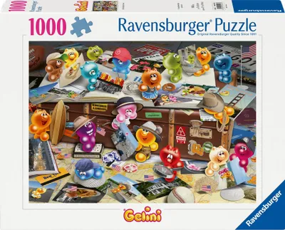 Zdjęcie produktu dla Puzzle Ravensburger 12001426 - Gelini German Tourist - 1000 elementów układanki dla dorosłych od 14 lat 12001426