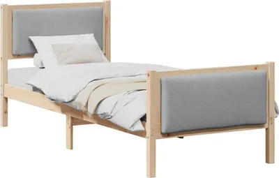Immagine prodotto di Struttura del letto Grigio chiaro 80 x 200 cm Tessuto