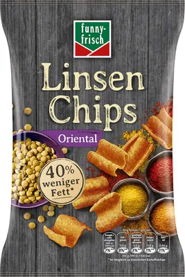 funny frisch Linsen Chips Oriental knusprig würzig