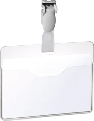 Zdjęcie produktu dla Namensschild 814719 60x90mm transparent 25 St./Pack.