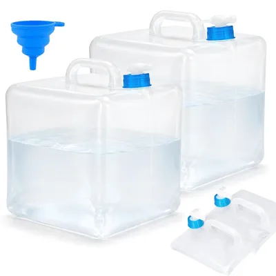 Obrázek produktu pro Skládací kanystr na vodu s kohoutkem, 10 l / 20 l, pro kempování