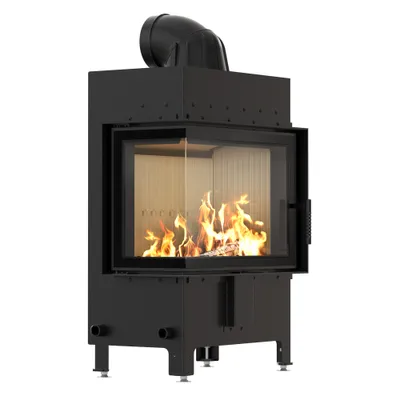 Immagine prodotto di Caminetto in acciaio KRATKI LUCY sinistro 12 kW Ø 200