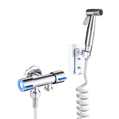 Produktbild von Bidet Handbrause WC-Spray aus Edelstahl,perfekt für die persönliche Hygiene,Reinigungspflege.