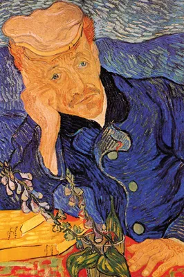 Produktbild von Vincent Van Gogh Kunstdruck Bild - Bildnis Von Doktor Gachet, 1890 (120 x 80 cm)