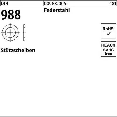 Produktbild von Reyher  Stützscheiben DIN 988 FederSt. 42x52x2,5 (100 Stück)