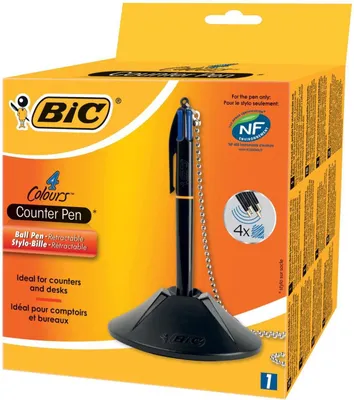 Produktbild von BIC Colours, Stick-Kugelschreiber, Schwarz, Medium