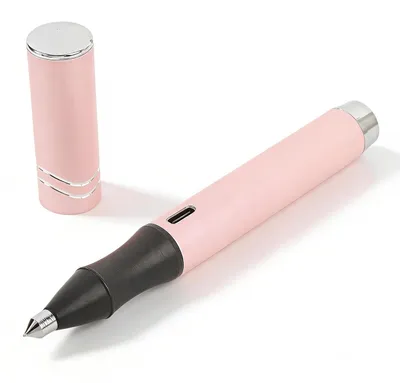 Heißfolienstift, wiederaufladbar, 4 Spitzen, 2 Folienrollen