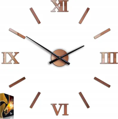 Produktbild von Wanduhr mit römischen Ziffern -75 cm!