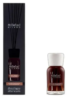 Obrázek produktu pro Millefiori Milano Difuzér s tyčinkami Sandalo Bergamotto 100 ml