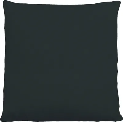 Produktbild von Kissenbezug - Schwarz - Baumwolle - 80 x 80 cm - mit Reißverschluss