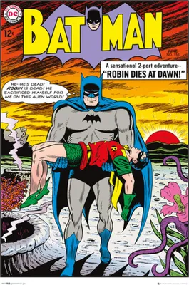 Produktbild von DC Comics - Batman - Robin Dies - Film Poster Plakat Druck - Größe 61x91,5 cm