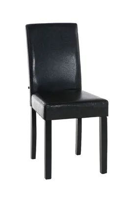 Image de Chaise de salle à manger Ina noir marron