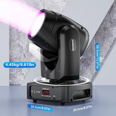 Image de Projecteur mobile LED - 150 W, éclairage de scène avec DMX512 et prisme
