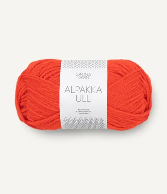 Alpakka-Wolle, 50 g, ca. 100 m, Spicy Orange