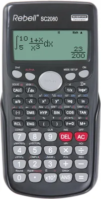 Produktbild von Rebell SC2080S Taschenrechner Scientific Schwarz