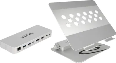 Obrázek produktu pro Delock 18442 - Notebook- & Tablet-Ständer - Silber - Aluminium - 39,6 cm (15.6") - 39,6 cm (15.6") - 39,6 cm (15.6")