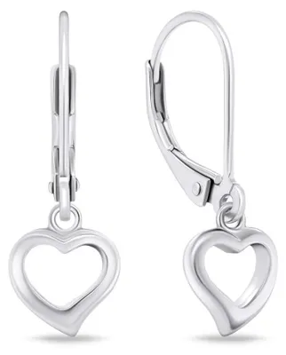 Produktbild von Romantische Silber-Ohrringe Herzen EA729W
