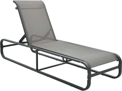 Image de Chaise longue Aluminium et textilène