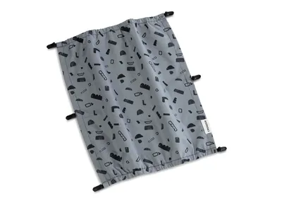 CROOZER Sonnenschutz für Kid 2 Modelle - Farbe: Blue Patterned