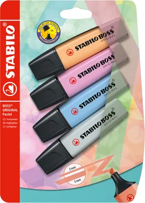Image de Marqueur original Stabilo Pastell ? 4 unités