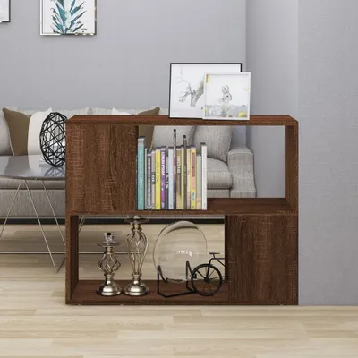 Produktbild von "2026 Promotion" Bücherregal - Standregal - Aktenregal - Braun Eichen-Optik 80x24x63 cm - - Wohnzimmerschrank CC29225