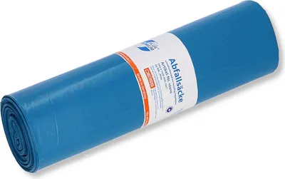 Produktbild von Müllsäcke DEISS Premium Plus 120 L Typ 100 blau Müllbeutel Abfallsack Abfallbeutel