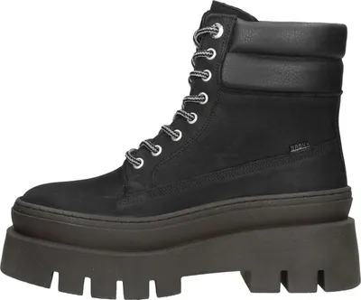 Image de Bronx Evi-Ann Veterschoenen Hoog - zwart - Maat 38