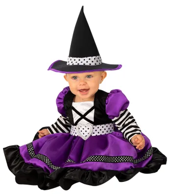 Produktbild von Purple & Black Witch Kids Kostüm – Größe 2-3 Jahre