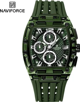 Produktbild von Uhr NAVIFORCE SI-38618 - Grüne Herrenuhr KP38618