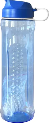 Zdjęcie produktu dla Butelka do picia 610 ml z kulką w środku (niebieska)