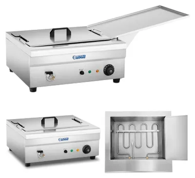 Image de Friteuse Expondo Royal Catering - 18 l - 3200 W - Robinet de vidange -