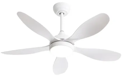 Obrázek produktu pro Stropní ventilátor Zimilo 42 palců s LED osvětlením, stropní ventilátor s regulací intenzity světla, dálkové ovládání, 6 rychlostí, tichý stejnosměrný motor, časovač, reverzibilní chod