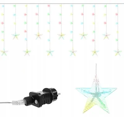 Immagine prodotto di ISO 11319 Pendente a stella 108 LED multicolore