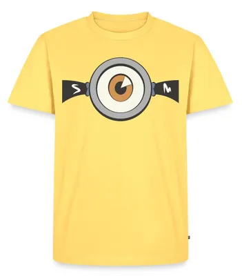 Produktbild von Spreadshirt Minions Stuart Carl Gesicht Kostüm Fasching Männer Premium T-Shirt, 5XL, Pastellgelb