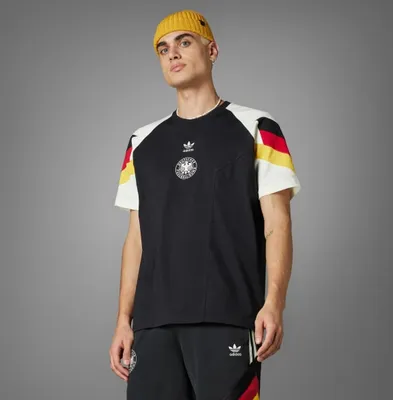Produktbild von adidas DFB OG T-Shirt EURO24 Herren - schwarz/weiß - 2XL