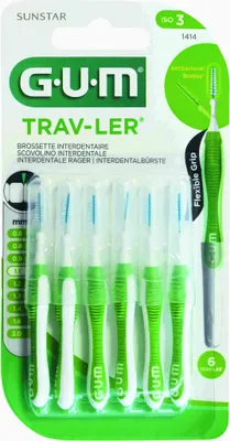 Productafbeelding van Gum Trav-Ler Rager 1.1 Mm (Groen) (6 stuks)