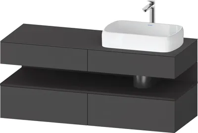 Produktbild von DURAVIT QA4766080490000 QAT KWTU WH Eck 1400x550x600 Gt Mt. H