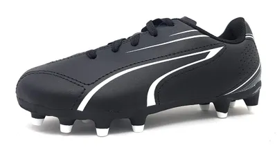 Image de Chaussures de football Puma Vitoria FG/AG Jr, crampons, noir, taille 38,5