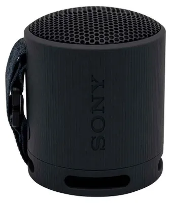 Produktbild von Sony SRS-XB100, Kabellos, A2DP, AAC, AVRCP, HFP, SBC, USB Typ-C, Tragbarer Mono-Lautsprecher, Schwarz, Zylinder