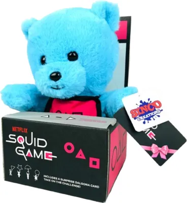 Image de Jeu du calmar Ours en peluche bleu