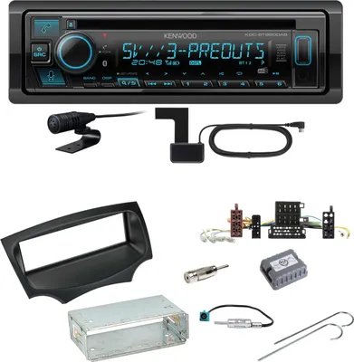 Produktbild von Kenwood KDC-BT960DAB Bluetooth Digitalradio USB CD Einbauset für Ford KA RU8