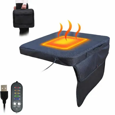 Produktbild von Wasserdichte beheizbare Sitzkissen 1er-Pack – 5V2A, 70°C Thermoschutz, tragbar für Outdoor/Indoor