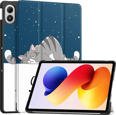 Produktbild von Xiaomi Redmi Pad 2 Pro Hülle - Coverup Tri-Fold Ständer Klapphülle mit Schlaf/Wach-Funktion - Herz