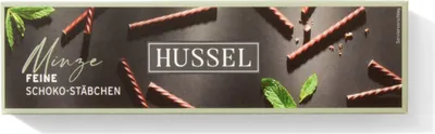 Produktbild von Hussel Feine Schoko-Stäbchen Minze, 75g