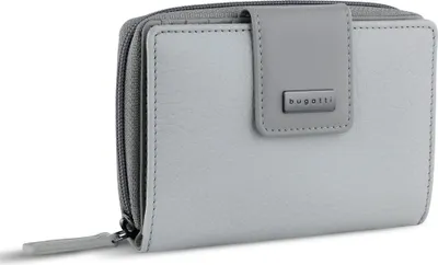Produktbild von bugatti Geldbörse Ladies Zip Wallet Light Grey hellgrau