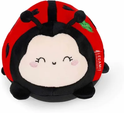 Produktbild von Legami Plush Super Soft Ladybug Mini, Plüschtier, Kuscheltier, Marienkäfer, MSC0018