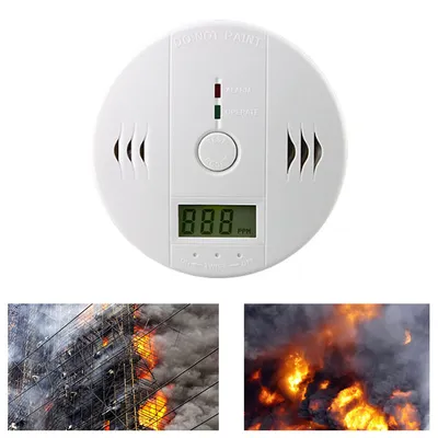 Produktbild von Jiubiaz CO Melder Alarm Kohlenmonoxid Gasmelder Rauchmelder Gaswarner LCD Anzeige Kohlenmonoxidmelder Brandschutz CO Sensor